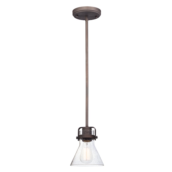 Maxim Lighting Seafarer 1-Light 6" Wide Oil Rubbed Bronze Pendant Light 91110CDOI - main